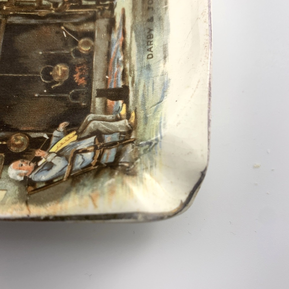 Vintage English Ware Ashtray – L & Sons "Darby & Joan" Ceramic - Picture 6 of 7
